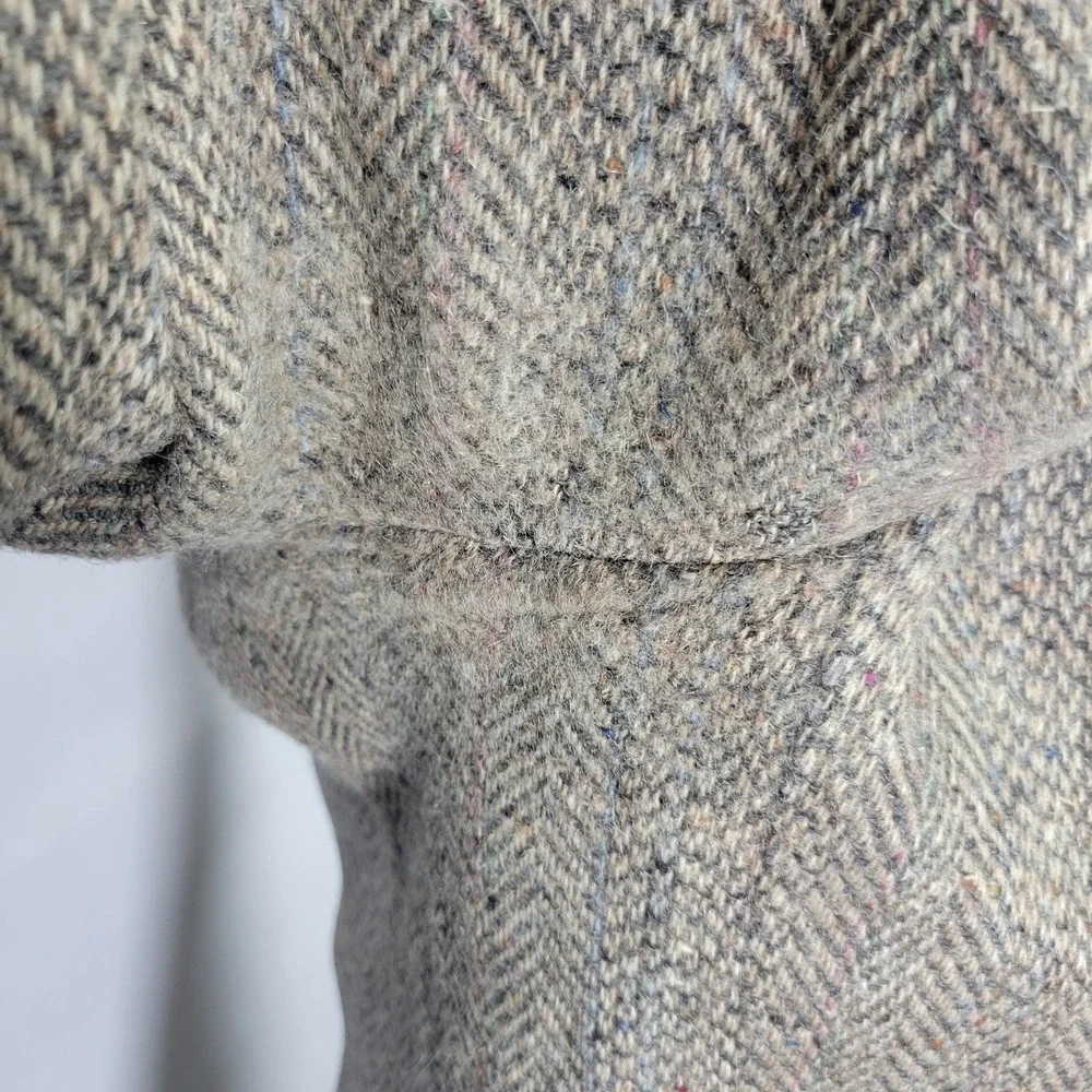 VTG Levi's Men's Tweed Sport Coat Blazer Two Button Herringbone Brown Wool 44L‎